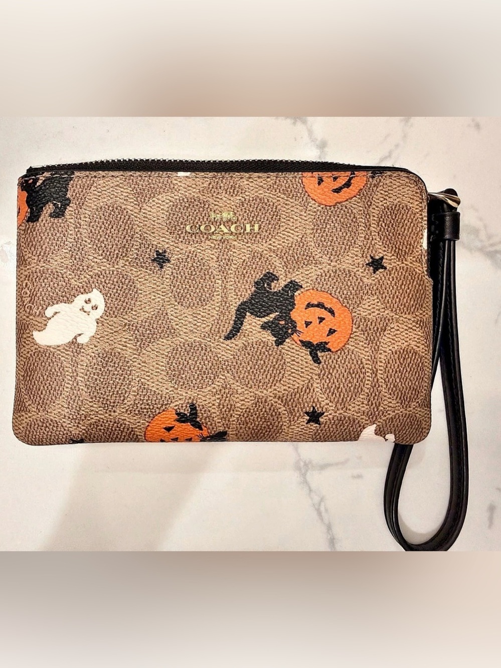 Coach Halloween 2024 Zip Wristlet